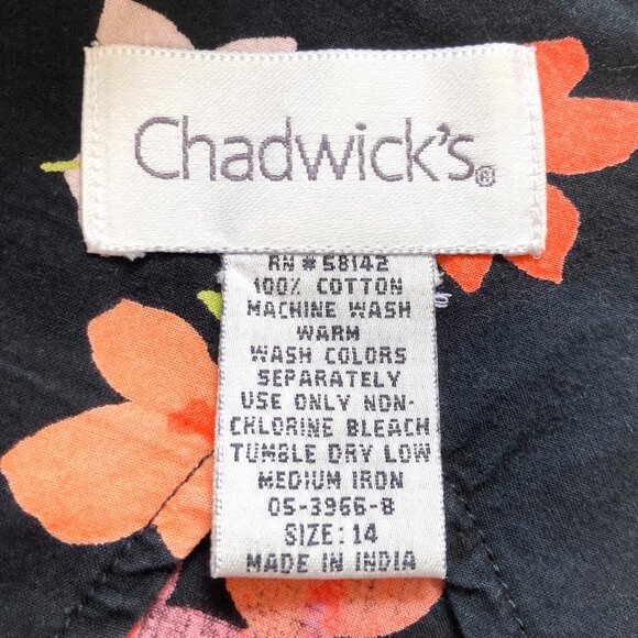 Chadwicks Cotton Sun Dress with Modest V-Back - Picture 3 of 9
